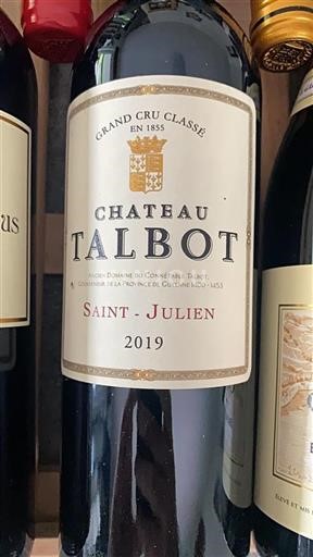 Bordeaux Saint-Julien Grand Cru Classé Talbot 2019