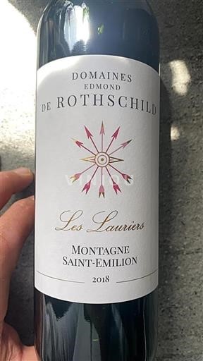 Burdeos Montagne-Saint-Émilion Domaine S Edmond de Rothschild Les Lauriers 2018