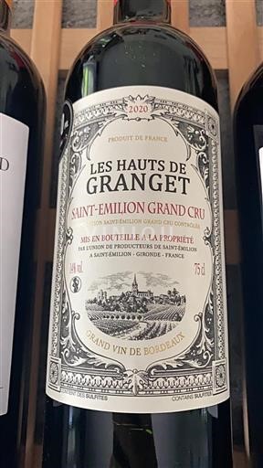 Bordeaux Saint-Émilion Grand Cru Grand Cru Les Hauts de Granget 2020