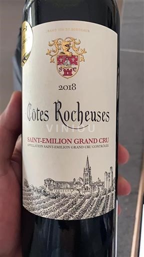 Bordeaux Saint-Émilion Grand Cru Grand Cru Côtes Rocheuses 2018