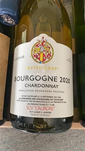 Vin Blanc sec SCV L'Aurore 2020 France Bourgogne AOC