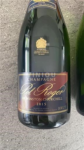 Champaña Champán Pol Roger Sir Winston Churchill 2015