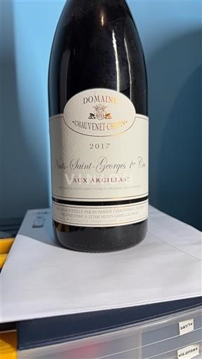 Bourgondië Nuits-saint-georges Premier Cru Domaine Chauvenet-Chopin Aux Argillas 2017