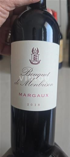 Bordeaux Margaux Château Monbrison Bouquet de Monbrison 2018