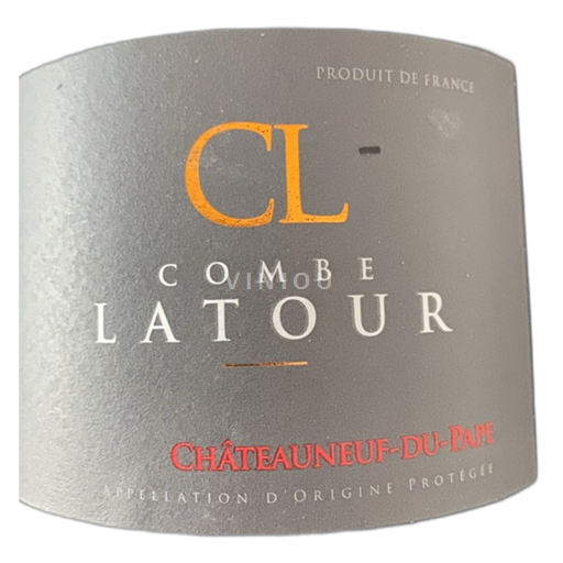 Vallée du Rhône Châteauneuf-du-pape Combe Latour 2019