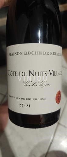 Burgundy Côte de Nuits Villages Maison Roche de Bellene Vieilles Vignes 2021