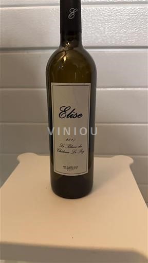 Bordeaux Château Le Pey Elise 2017