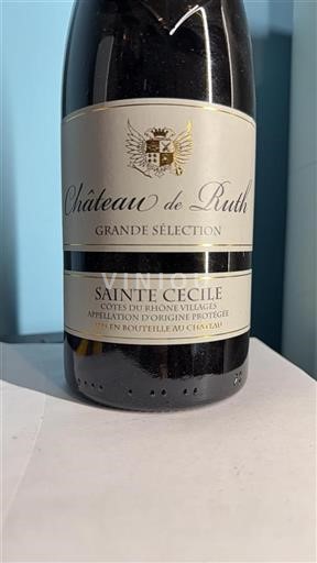 Vallée du Rhône Côtes-du-rhône-villages Château Ruth Grande Sélection 2018