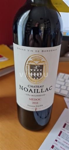 Bordeaux Médoc Cru Bourgeois Château Noaillac 2016
