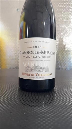 Bourgogne Chambolle-Musigny Premier Cru Henri de Villamont Les Groseilles 2019