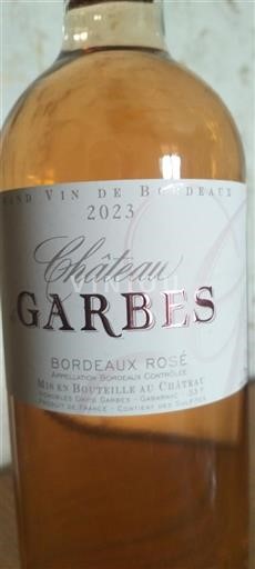 Bordeaux Château Garbes 2023