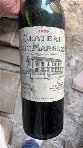 Bordeaux Saint-Estèphe Château Haut-Marbuzet 1989