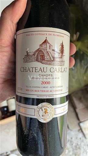 Lounais-Ranska Cahors Château Carlat 2000