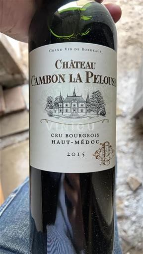 Bordeaux Haut-Médoc Cru Bourgeois Cambon la Pelouse 2015