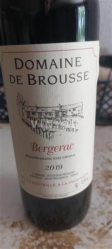 Jihozápad Bergerac Domaine Brousse 2019