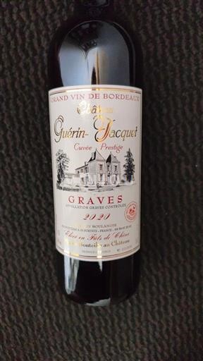 Bordeaux Graves Château Guérin-Jacquet Prestige 2020