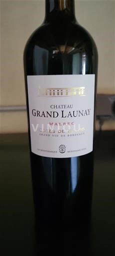 Vin Rouge sec Château Grand Launay Non millésimé France Bordeaux Côtes-de-bourg AOC