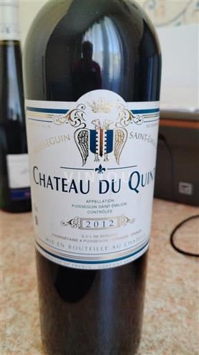 Bordeaux Puisseguin-saint-émilion Château Quint 2012