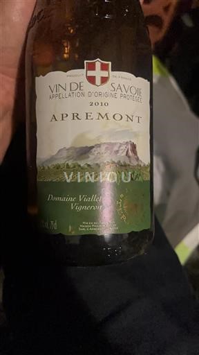 Savoie en Bugey Apremont Apremont 2010