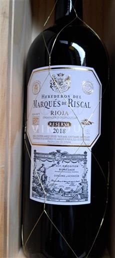 La Rioja Rioja Marqués de Riscal Reserva 2018