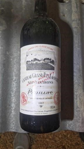 Bordeaux Pauillac Grand Cru Château Grand-Puy-Lacoste 1967