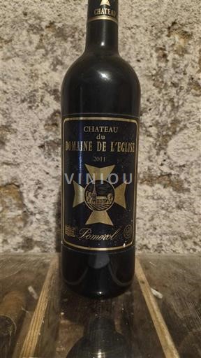 Bordeaux Pomerol Domaine De l'Église 2011