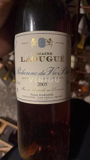 Sudoeste Pacherenc-du-vic-bilh Domaine Laougué 2005