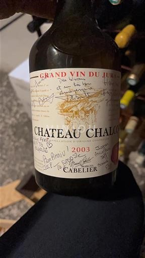 Jura Château-chalon Château Chalon 2003