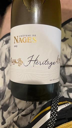 Valle del Rodano Costières di Nîmes Château Nages Héritage 2023