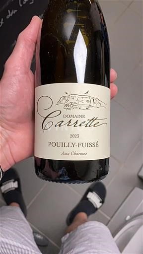 Burgundi Pouilly-fuissé Domaine Carrette Aux Charmes 2023