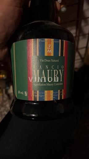 Roussillon Maury Vignerons de Maury Rancio Maury 2011