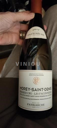 Burgund Morey-Saint-Denis Premier Cru Patriarche Père & Fils Les Faconnières 2017