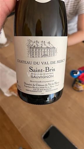 Bourgogne Saint-Bris Château Val de Mercy Sauvignon Non Millésimé