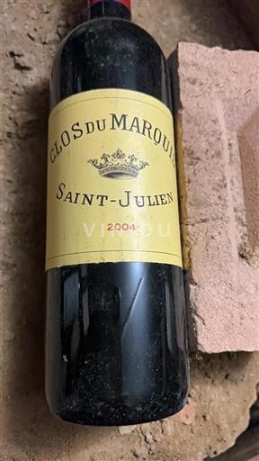 Bordeaux Saint-Julien Clos du Marquis 2004