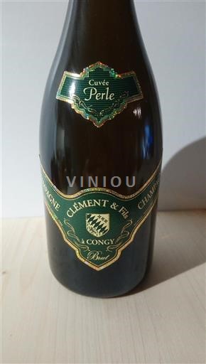 Champaña Champán Clément & Fils Perle 2015