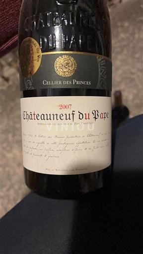 Valle del Ródano Châteauneuf-du-Pape. Cellier des Princes 2007