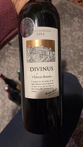 Bordeaux Entre-deux-mers Château Bonnet Divinus 2012