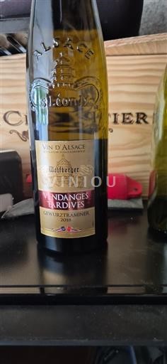 Alzacija Wolfberger Vendanges Tardives 2018