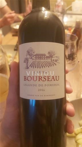 Bordeaux Lalande-de-pomerol Château Bourseau 2016
