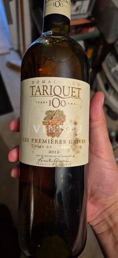 Sydvestfrankrig Côtes de Gascogne Domaine Tariquet Les Premières Grives 2012