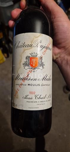 Bordeaux Moulis-en-Médoc Château Poujeaux 1992