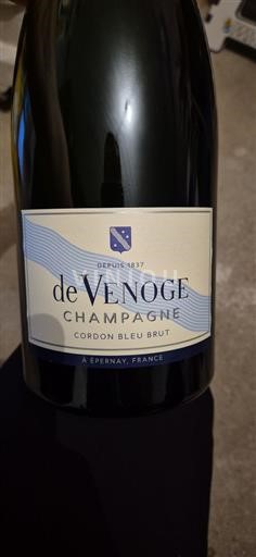 Champaña Champán Venoge Cordon Bleu Brut 2019