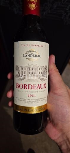 Bordeaux Chevalier de Landerac 2021