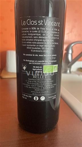 Provenza Bellet Clos St. Vincent Le Clos 2019