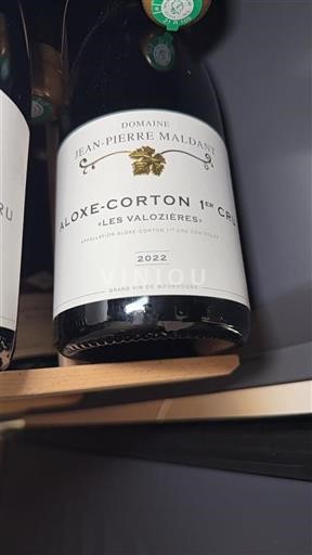 Bourgogne Aloxe-Corton Premier Cru Domaine Jean-Pierre Maldant Les Valozières 2022