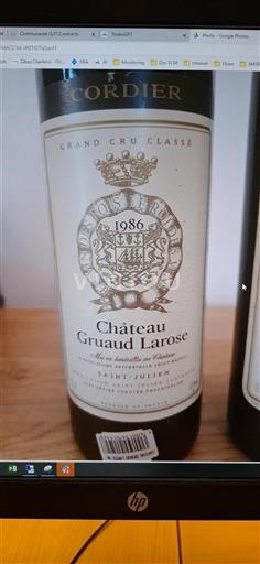 Bordeaux Saint-Julien Grand Cru Château Gruaud Larose 1986