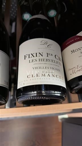 Bourgogne Fixin Premier Cru Clémancey Les Hervelets Vieilles Vignes 2022