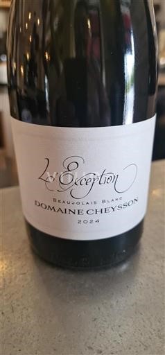 Beaujolais Domaine Cheysson L'Exception 2024