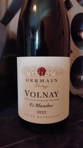 Bourgogne Volnay Germain Philippe Ez Blanches 2022