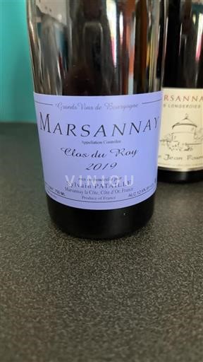 Bourgogne Marsannay Sylvain Pataille Clos du Roy 2019